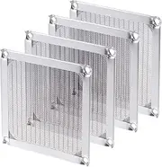 uxcell 92mm Computer Fan Filter Grills Stainless Steel Mesh Dustproof Case Cover for Computers, Pack of 4