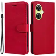 Wallet Folio Case for OnePlus Nord CE 3 Lite 5G/Nord N30 5G,PU Leather Stand Solid Color Phone Cover