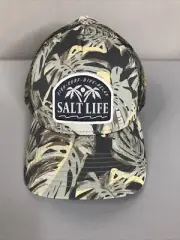 Salt Life Hat Cap SnapBack Mens Green Multicolor Fishing Adjustable Athletic New