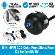 360° Reverse Camera HD Car Front Side Rear View Parking Night Vision Backup Cam