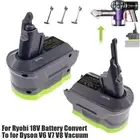Battery Adapter Li-ion Battery Converter Power Supply For Dyson V6 V7 V8| Ryobi