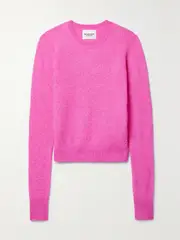 [Marant Étoile] Marant Étoile - Ania Alpaca-blend Sweater - Pink - FR 34 FR 34 Pink