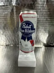 Rare Pabst Blue Ribbon 16 Ounce One Pint Beer Can Beer Tap Handle