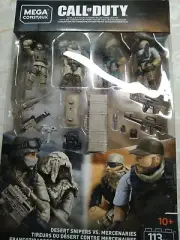 Mega Construx Call of Duty Desert Snipers Vs. Mercenaries 113 Pcs. Set GCP06 New