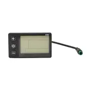 S866 Electric Bike LCD Display E-Bike Electric Scooter Display Meter Control Panel with Waterproof Black