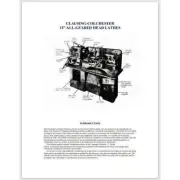 CLAUSING-COLCHESTER 13 Inch ALL-Geared Head Lathes Owners Parts Manual 35 pages
