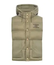 sleeveless down jacket in lightweight nylon FR36,FR38,FR40 Nude