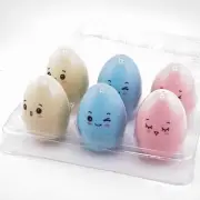 6 Pack Egg Shape Pencil Sharpeners