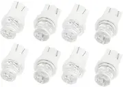 uxcell 8 x T10 906 12 DC White LED Light Automobile Dashboard Instrument Lamp Bulb