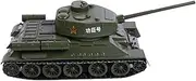 1:30 Alloy WWII Soviet T-34 Hero Tank Model Armored Vehicle Model for Collection