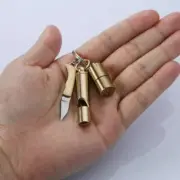 Field Emergency Self-Help Survival Tool Kit: Mini Lighter+ Knife+ Whistle, Gifts