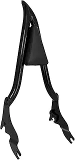 HDBUBALUS Motorcycle Backrest Sissy Bar Detachable Passenger Assembled Backrest Compatible With Harley Touring Road King Road Glide Street Glide Electra Glide Road King 2009-2025 Black