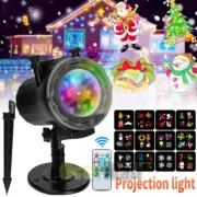 Xmas Laser Lamp LED Projector Light Rotating Holiday Party Xmas Indoor/Outdoor