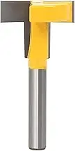 Yakamoz T Slot Router Bit, 1/4" Shank T-Slot Router Bit T-Track Slotting Carbide Wood Milling Cutter for Woodworking and DIY Engraving