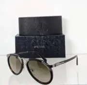 Brand New Authentic Prada Sunglasses SPR 01T Sunglasses 2AU - 1X1 Brown Frame