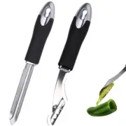 2 Pcs Jalapeno Pepper Corer Zucchini Cucumber Corer Remover for Kitchen