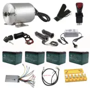 Go Kart 48V 1800W Brushless Electric Motor Controller Kit E-Bikes Quad ATV Buggy