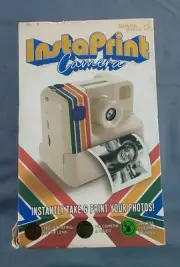 Instant Print Camera 2" Lcd Screen,HD Camera &Video,Inkless Thermal Printer