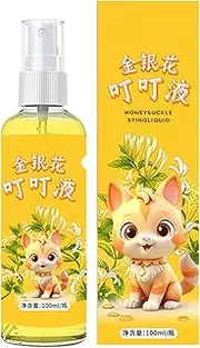 Gnat Spray - Honeysuckle Cooling Spray | Protective Summer Itch Relief Spray, Plant-based Gnat-resistant Agent for Kids Adults