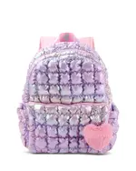 Omg Accessories Quilted Scrunchies Metallic Large Backpack