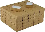 JPB Recycled Kraft Cotton Filled Jewellery Box #32 (Case of 100) 3.125 inches x 2.125 inches