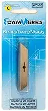 Logan Graphics FoamWerks Replacement Blades C 20 Pk-Fits The Straight Cutter, Straight/Bevel Cutter, Rabbet Cutter, and V-Groove Cutter