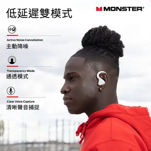 【MONSTER 魔聲】DNA Fit高階 耳掛式 運動藍牙耳機 (入耳式耳機 運動耳機 藍芽耳機 耳掛耳機 防水耳機)