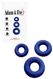 Adam and Eve Chubbies 3 Piece Cock Ring Set