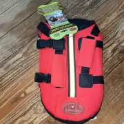 NWT Outback Jack Aussie Life Jacket Dog Safety Vest Flotation Device RED Small