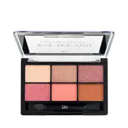 DB Cosmetics Mineral Eyeshadow 6-Shade Palette Womens Makeup Peachy Keen