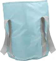 Mikinona Folding Foot Bath Basin Heat Preservation Water Foot Bag for Home Travel Durable Space Saving Design Blue