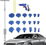 Dent Remover Tool Kit | Automotive Dent Repair Puller Kit | T-bar Dent Puller with 18 Heads, Dent Repair Puller Kit for Car Dent Repair Set for Automobile Body Motorcycle Refrigerator Helves