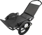 Aluminum Bike Trailer Cart - Heavy-Duty Game Cart and Utility Trailer - 300lbs Maximum Capacity - 6061 Aluminum Alloy Frame, 16" Fat Tires for Any Ter