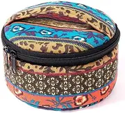 WUISOLQP Multi Size Canvas Essential Oil Storage Bag Oils Anywhere 18 Grid Canvas Essential Oil Storage Bag Polyester Collision