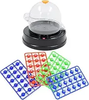 JWQFBC Fortunate Number Picker, Cage Game with,Party Games, Bingo Machine Electric Lotto Ball Machine for Carnivals Nightclub