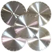 5PK-14" Concrete Brick Block Paver Stone Marble15MM Turbo Diamond Saw Blade-BEST