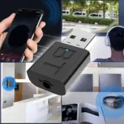 Bluetooth 5.0 Audio Receiver USB 3.5mm AUX Adapter Car TV PC Speaker New