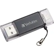 VERBATIM 49301 iStore 'n' Go USB 3.0 Flash Drive with Lightning Connector (64...
