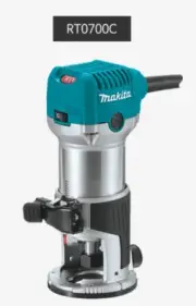 Makita RT0700C 6mm-8mm 1/4" Trimmer 710W Router Tool "Body Only" 220V - EXPRESS