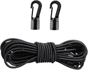 HOMSFOU 1Set Elastic Bungee Cord Kit with Hooks Heavy Duty Boat Rope for Kayak Camping and Outdoor Use Versatile Tie Down for Trailers Yachts and Tents