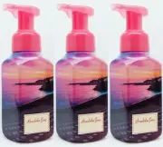 3 Bath & Body Works HONOLULU SUN Gentle Foaming Hand Soap Wash Wrap Bottle
