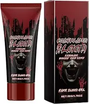 Stage Blood - Halloween Fake Blood Makeup | 1.76oz Realistic, For Stage, Costume, Cosplay, Fake Nosebleed, Halloween