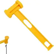 Camping Mallet Hammer - Drilling Hammer,Heavy-Duty Hand Stake Hammer, Portable Tent Peg Mallet PE For Backpacking Camping