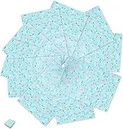 Angoily Floral Paper Packaging Paper 10 Pieces Vellum Tissue Craft Wrapping Paper Safe Material Delicate Design for Wrapping Party Supplies