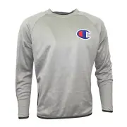 Champion Large Reverse Weave Men's (Oxford Heather) Convergence Crew Fleece