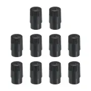 Potentiometer Control Knob ABS Guitar Knob 180 Degrees Rotary Knob Black 10PCS