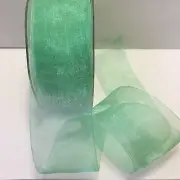 1 5/8” Sheer Ribbon - Midori - Mint - 5 yds