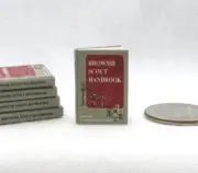 The BROWNIE SCOUT HANDBOOK 1:12 Scale Miniature Readable Illustrated Book