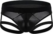 [GENEMEN] Jock Straps for Men Thong Underwear Briefs Splicing G-string Sexy Lingerie Trunks Underpants