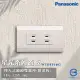 【Panasonic 國際牌】5入組 Deco 星光系列 雙插座 插座(WTDFP1402 110V)